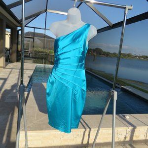 Gorgeous Teal Cache Cocktail Dress Size 8